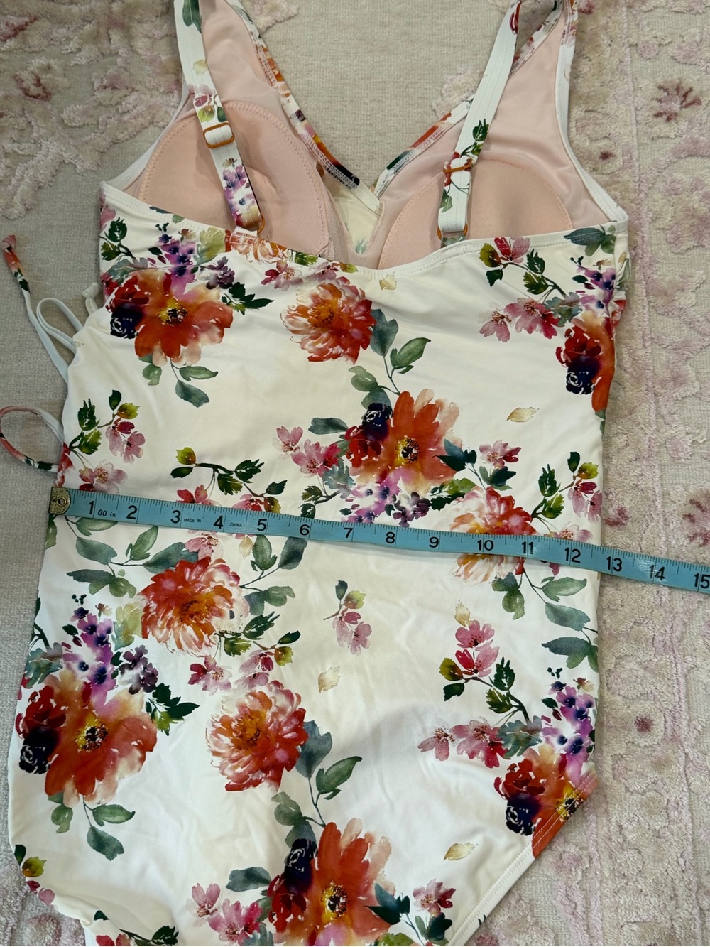 Nitpuck floral one piece, medium - Picture 4 of 7